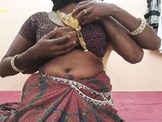 Desi XXX performer sits on the bed to suck cock