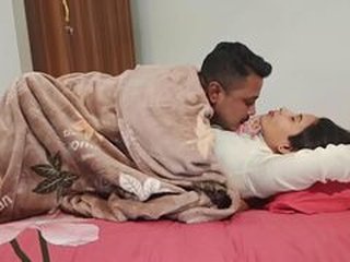 Sweet Desi doesn't mind a threesome with her boyfriend and brother.