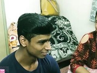 Desi slut shares her boyfriend with a horny milf in a wild threesome