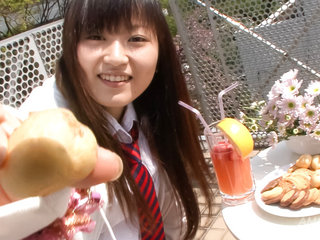 Ryo Asaka arousing Asian teen takes a sensual shower