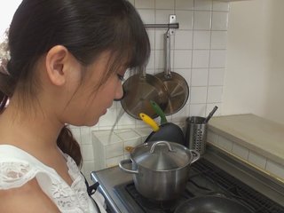 Sari Nakamura changes to naked wedding dress and begs for your cock